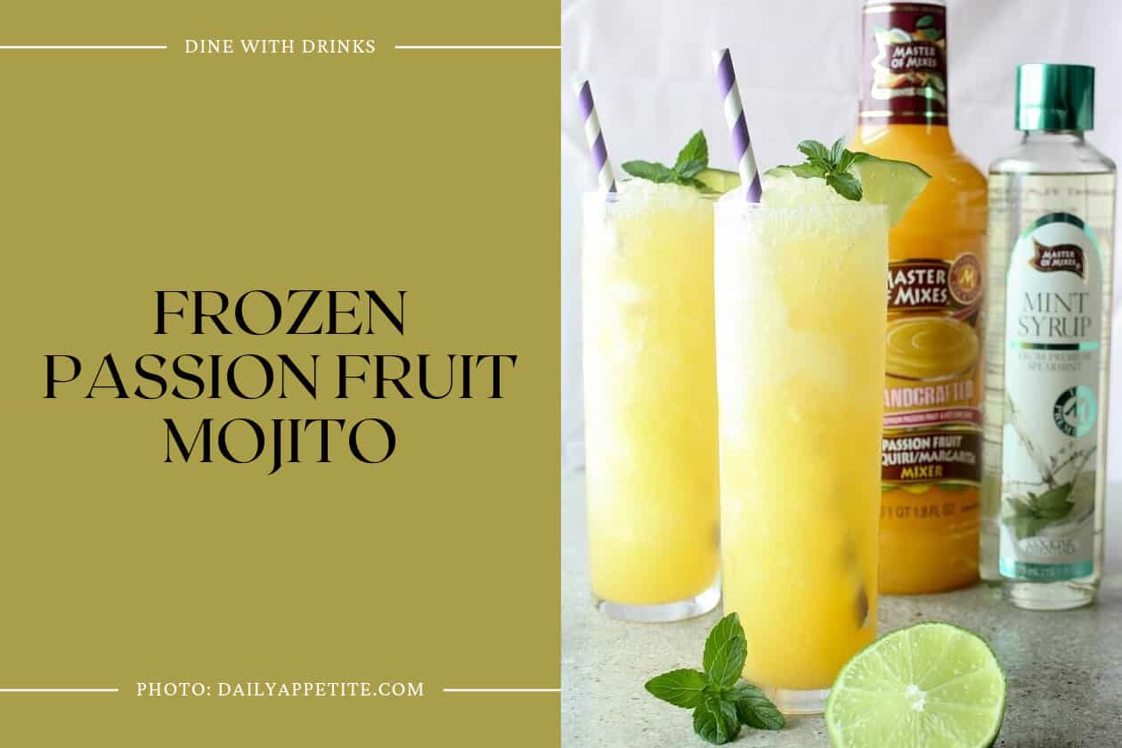 Frozen Passion Fruit Mojito