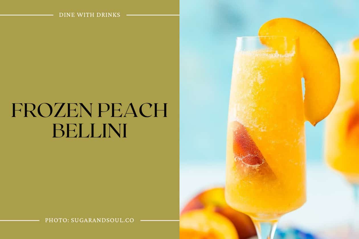 Frozen Peach Bellini