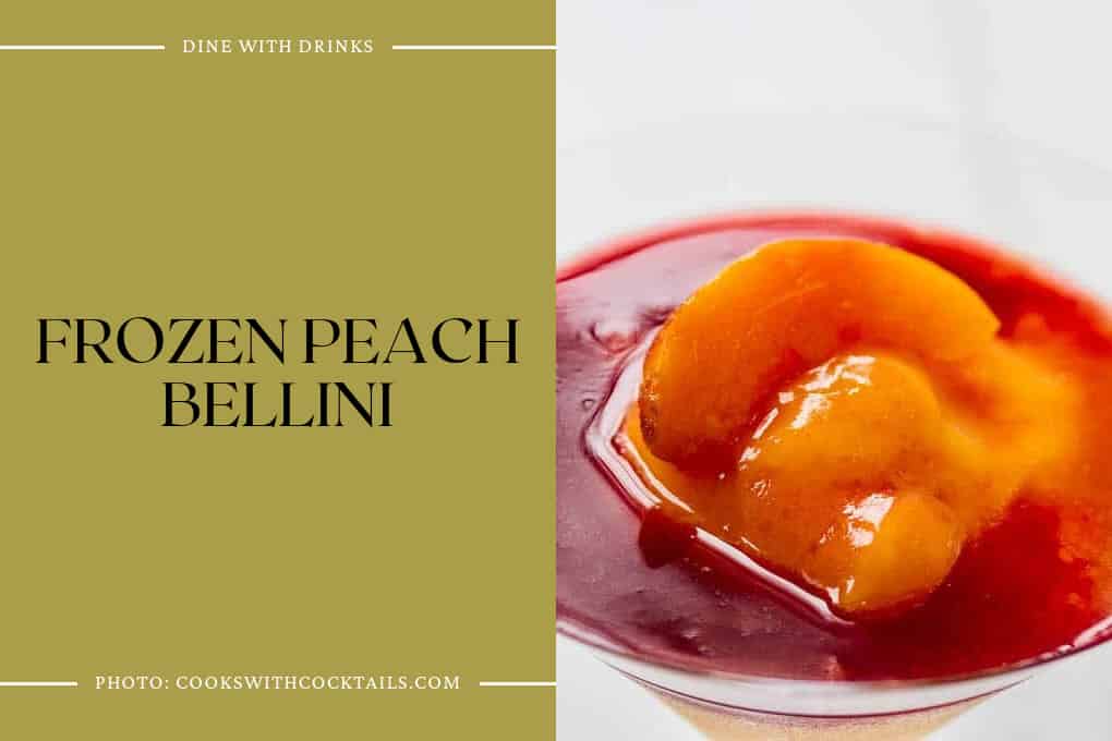 Frozen Peach Bellini