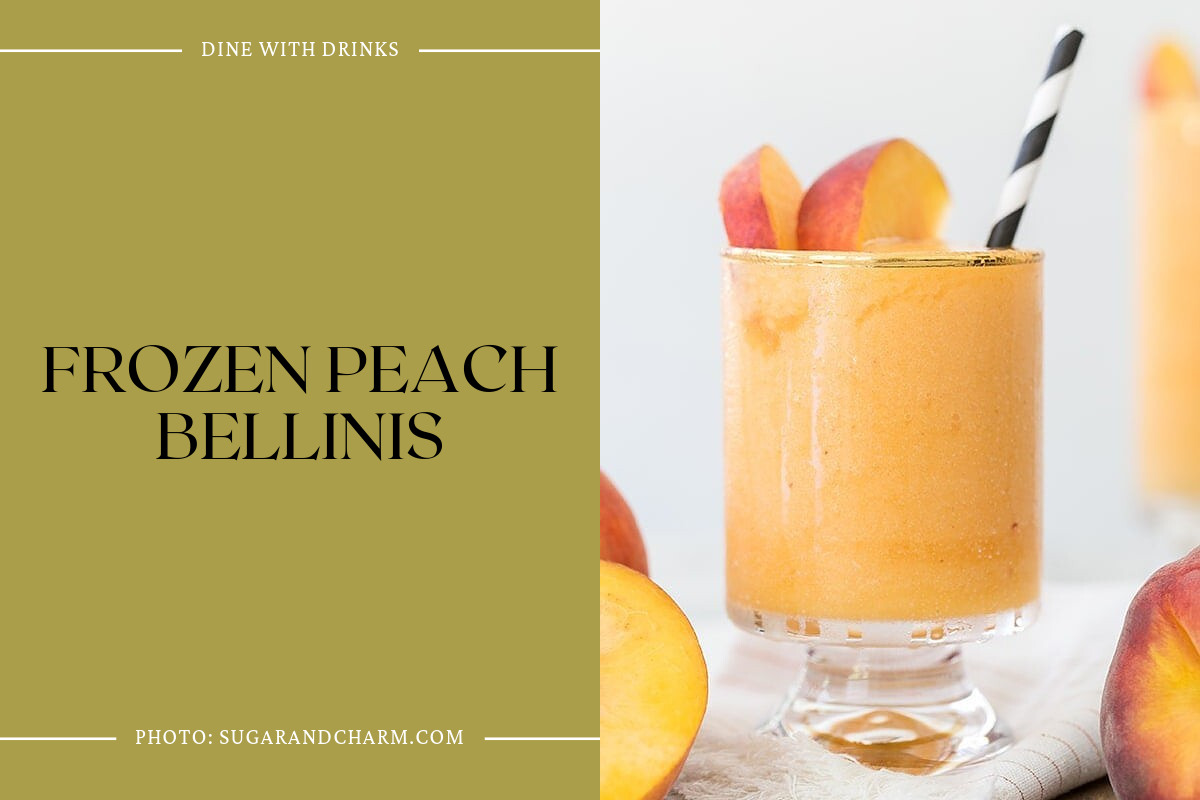 Frozen Peach Bellinis