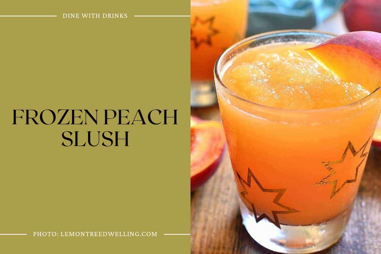 Frozen Peach Slush