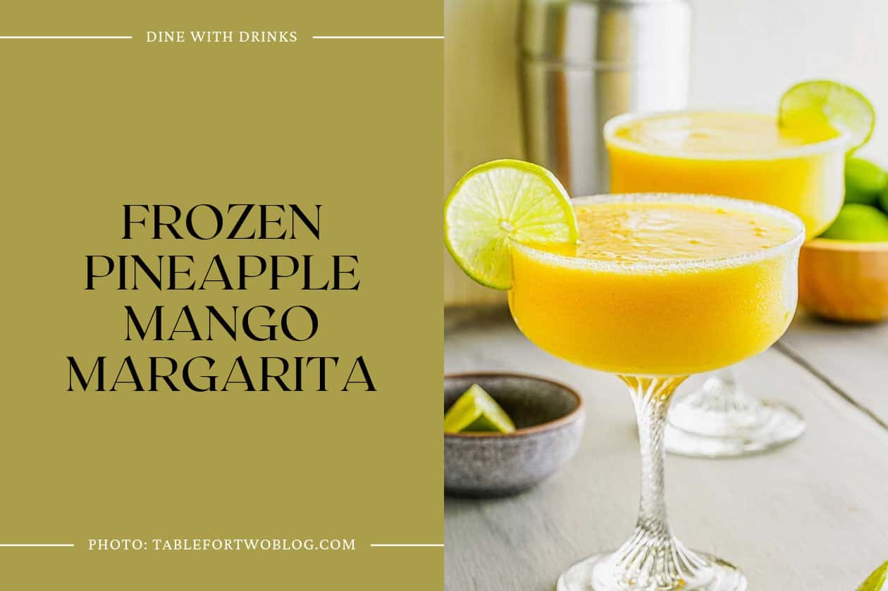 Frozen Pineapple Mango Margarita