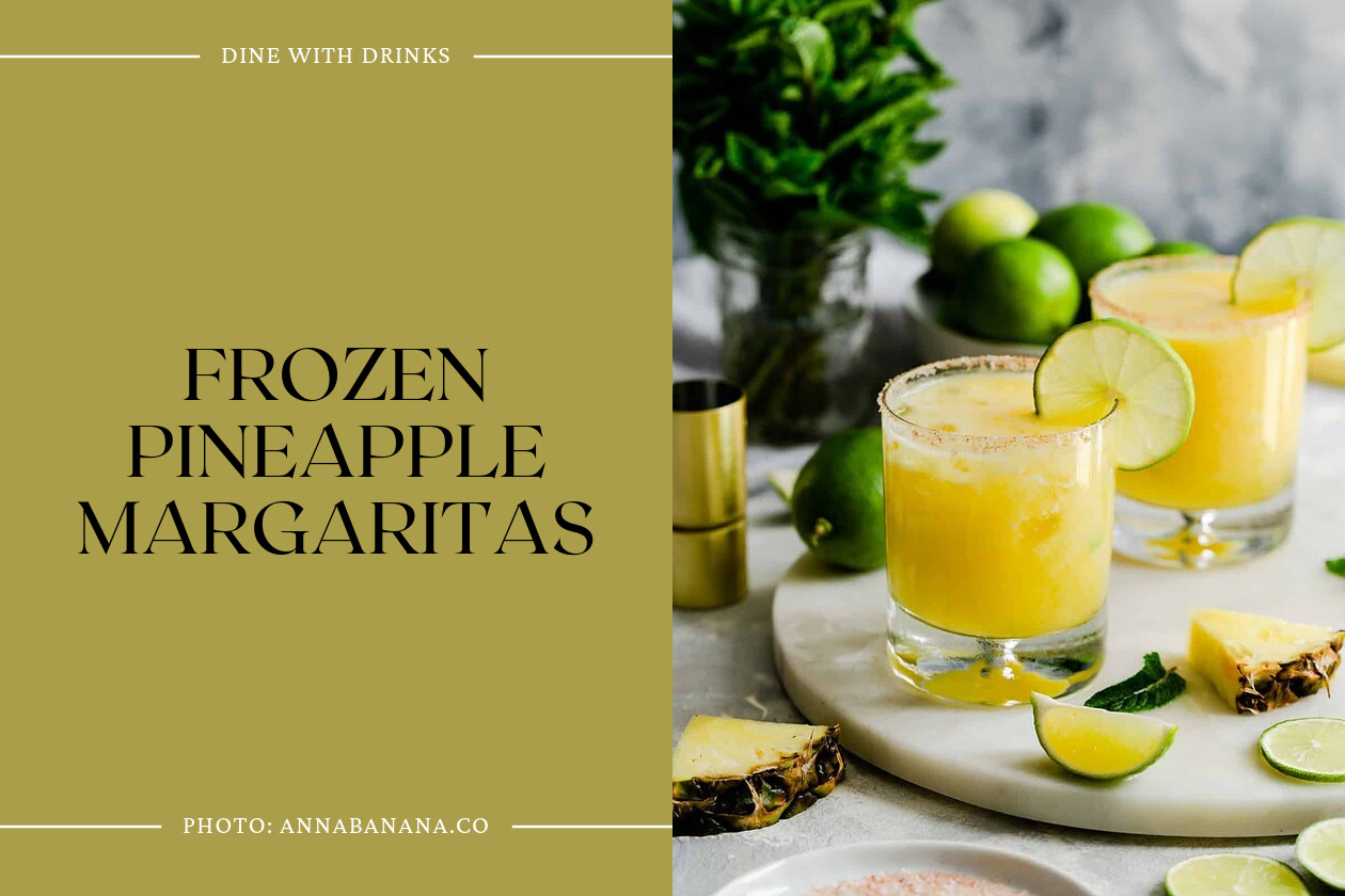 Frozen Pineapple Margaritas