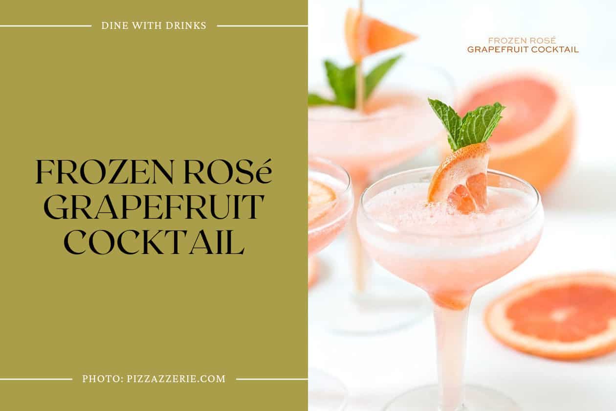 Frozen Rosé Grapefruit Cocktail