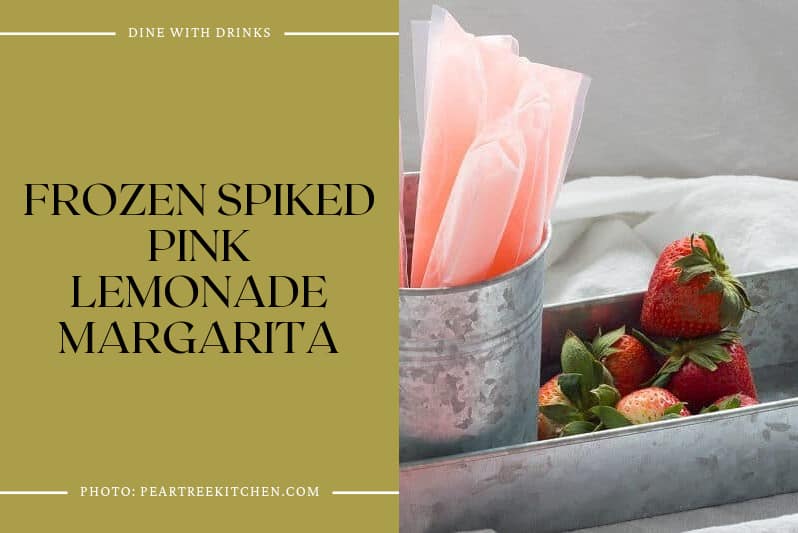 Frozen Spiked Pink Lemonade Margarita