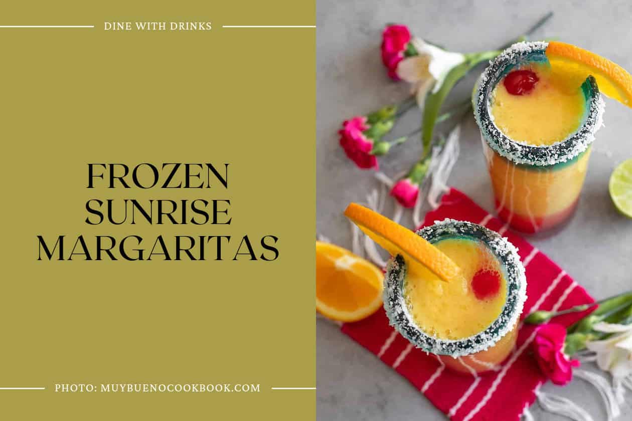 Frozen Sunrise Margaritas