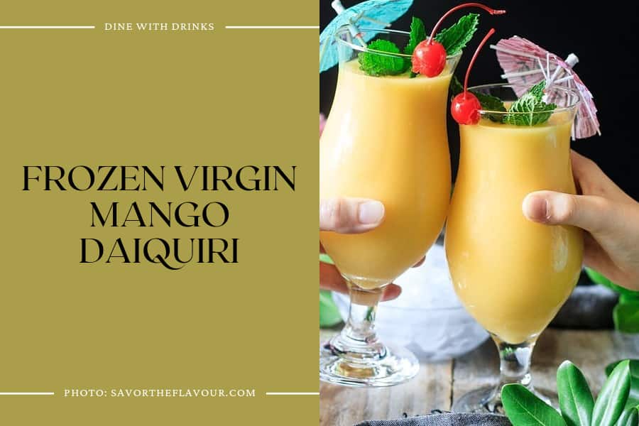 Frozen Virgin Mango Daiquiri