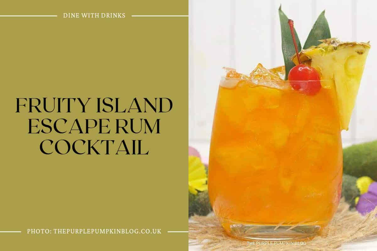 Fruity Island Escape Rum Cocktail