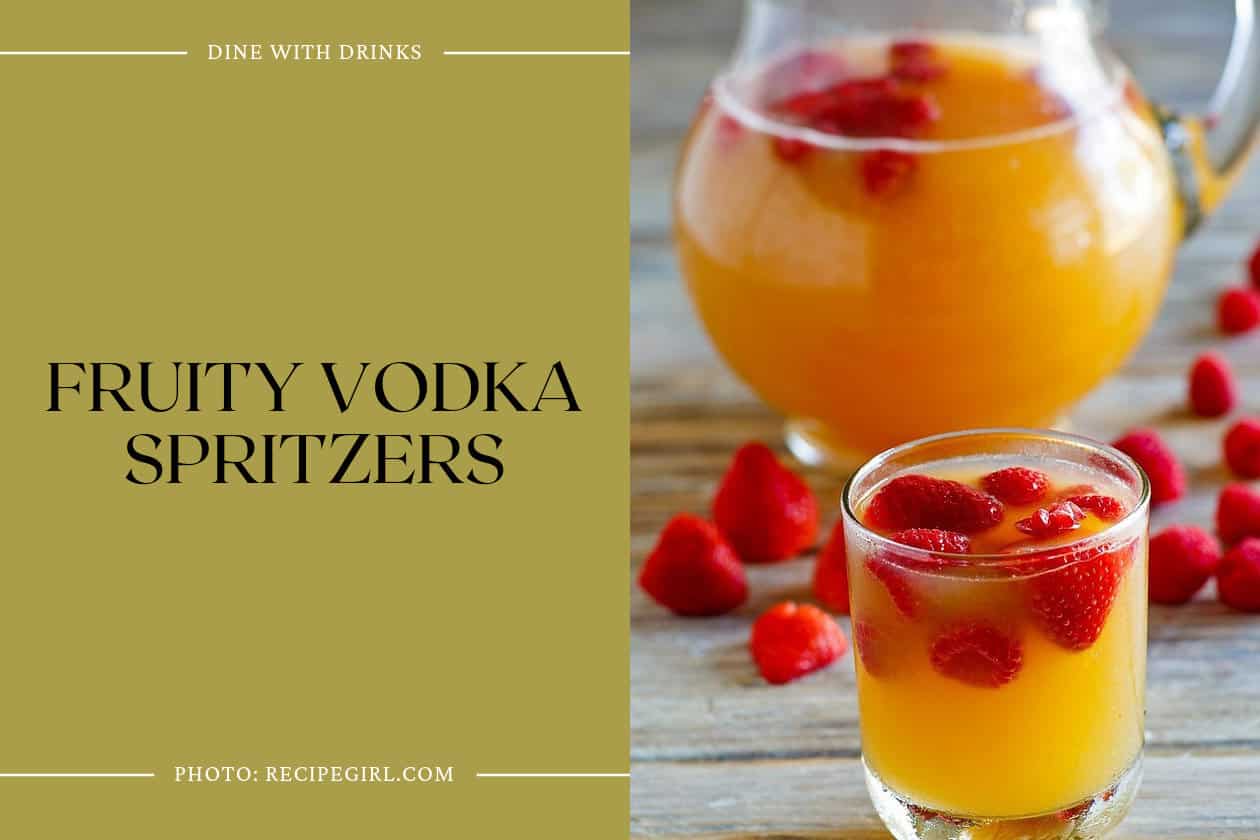 Fruity Vodka Spritzers
