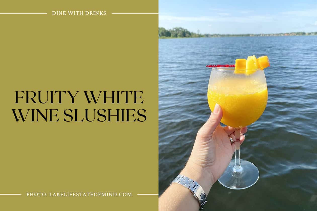 Fruity White Wine Slushies