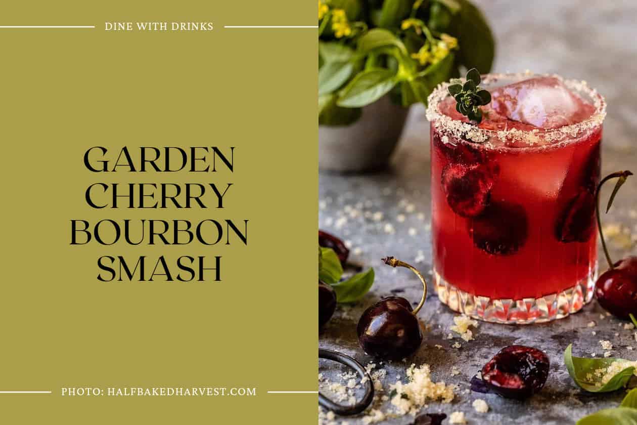 Garden Cherry Bourbon Smash