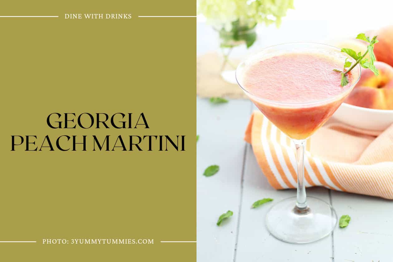 Georgia Peach Martini