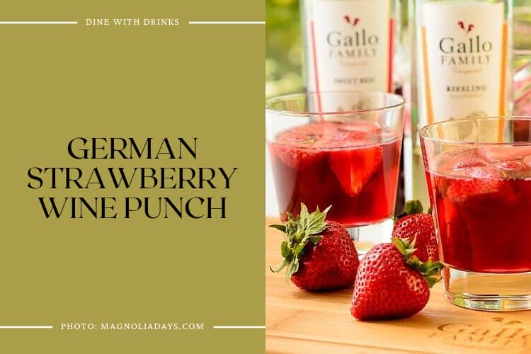 German Strawberry Wine Punch