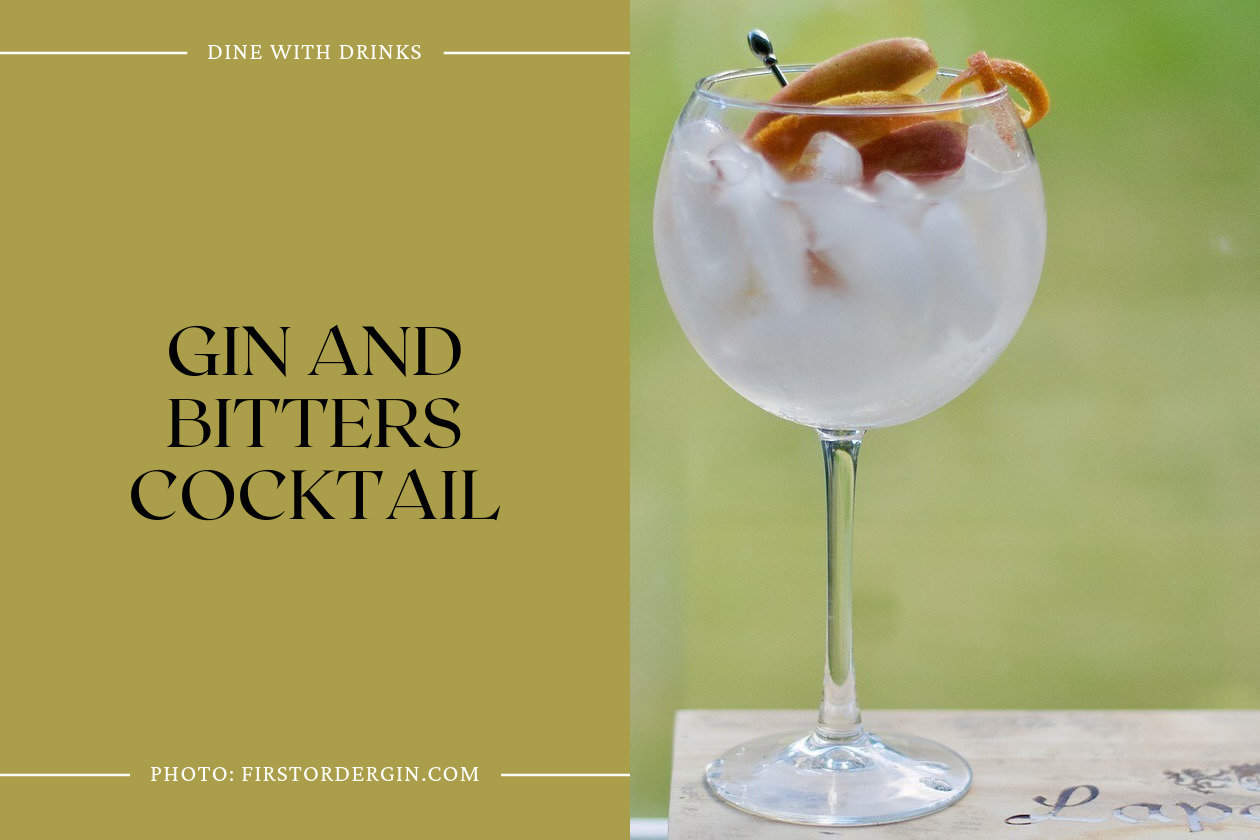 Gin And Bitters Cocktail