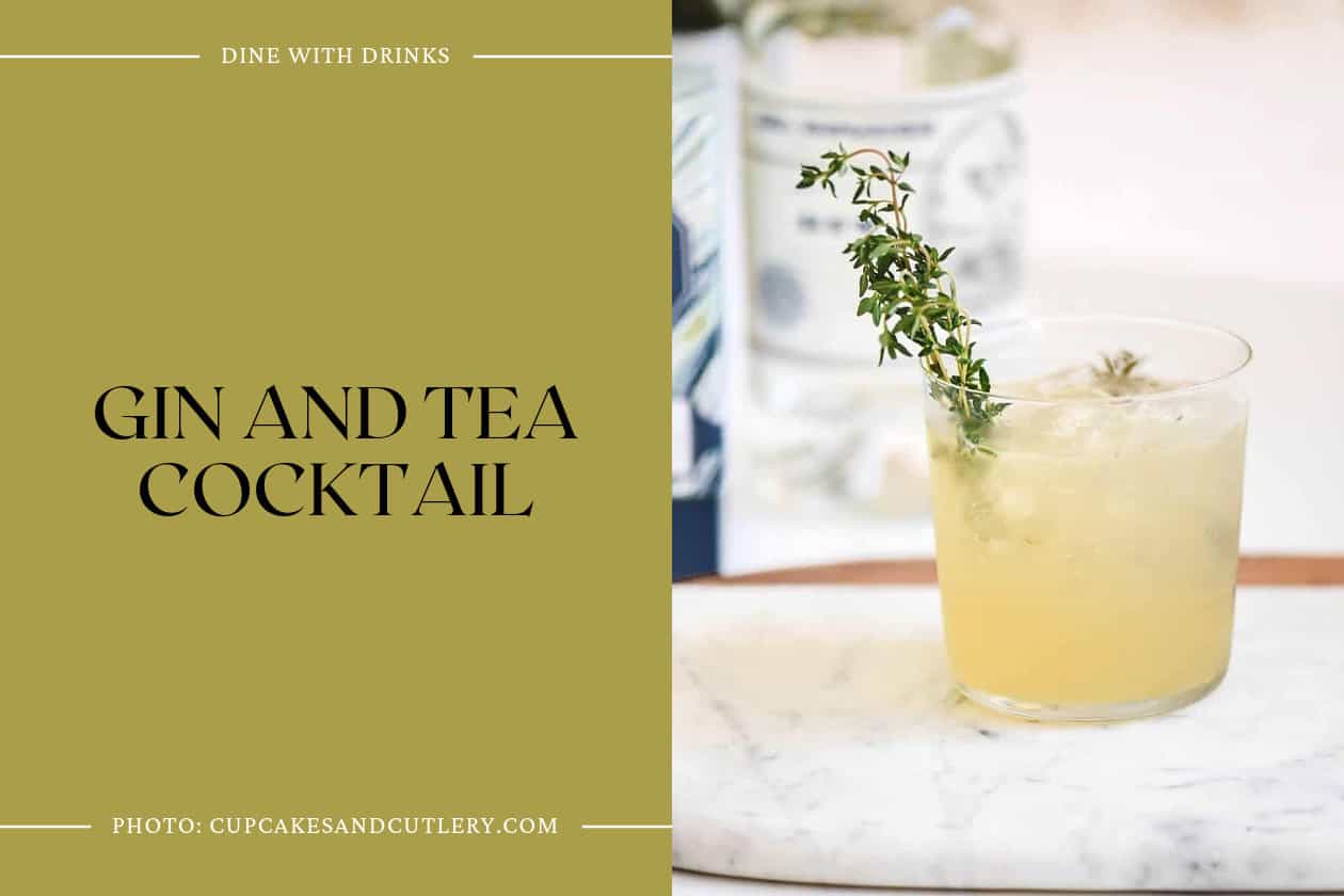 Gin And Tea Cocktail