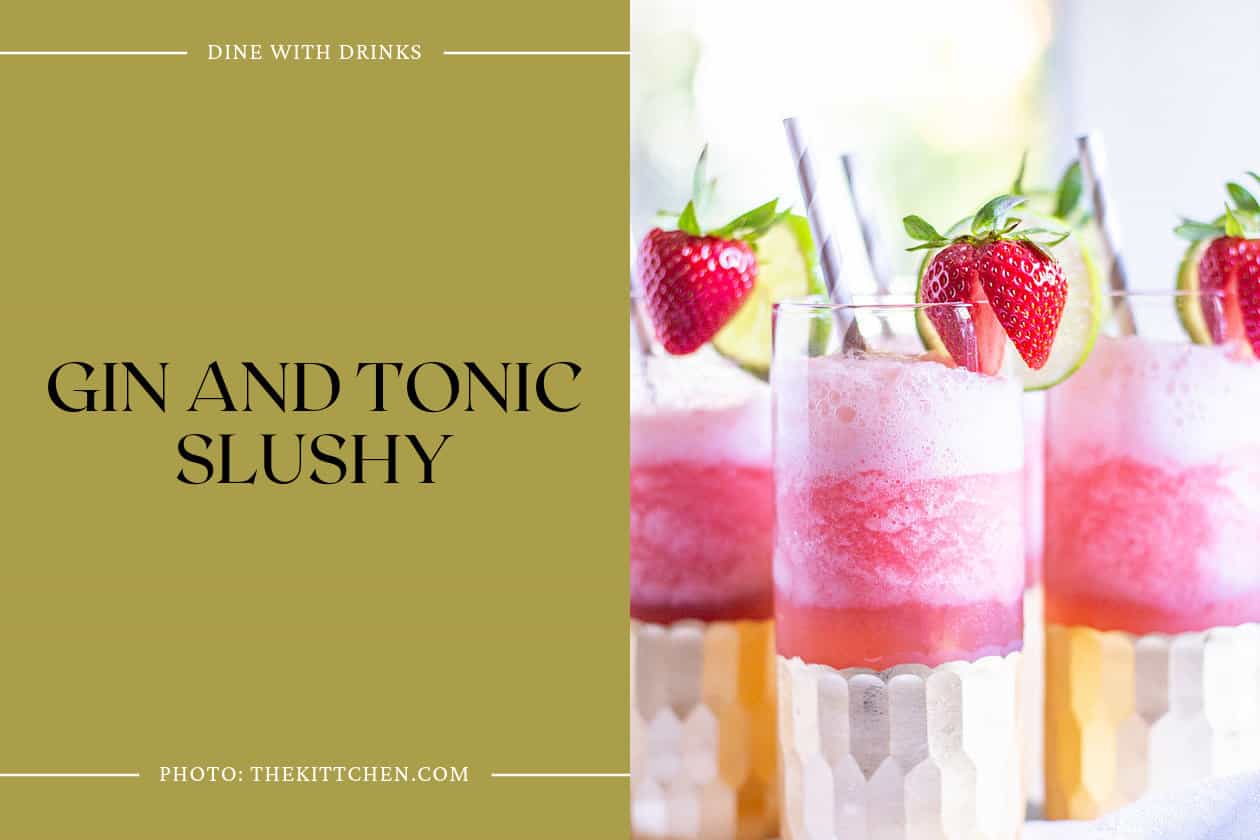 Gin And Tonic Slushy