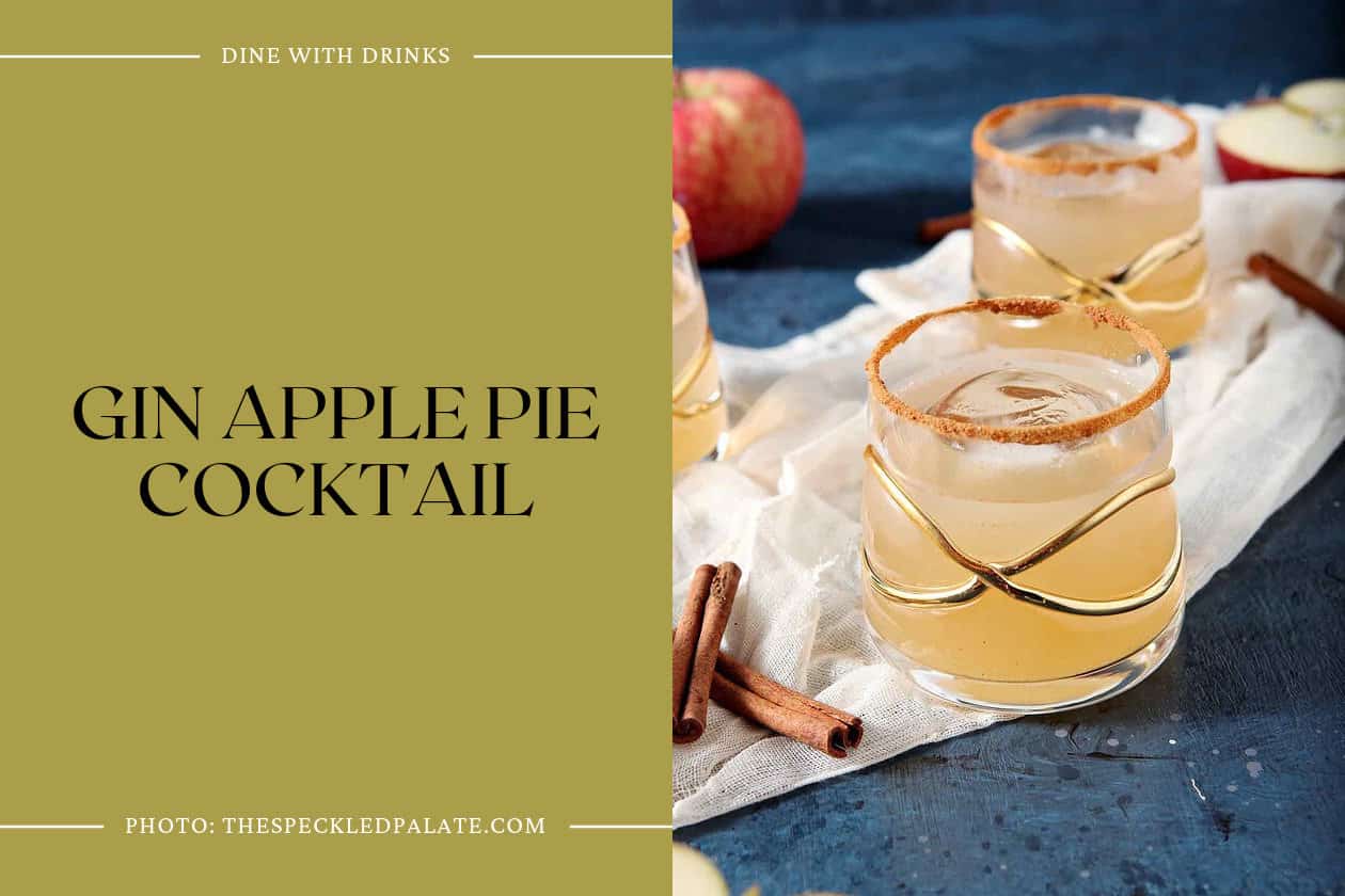 Gin Apple Pie Cocktail