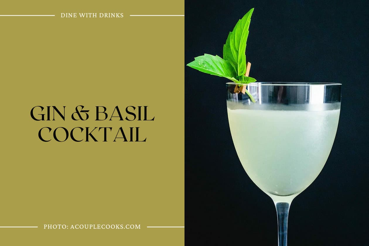 Gin & Basil Cocktail
