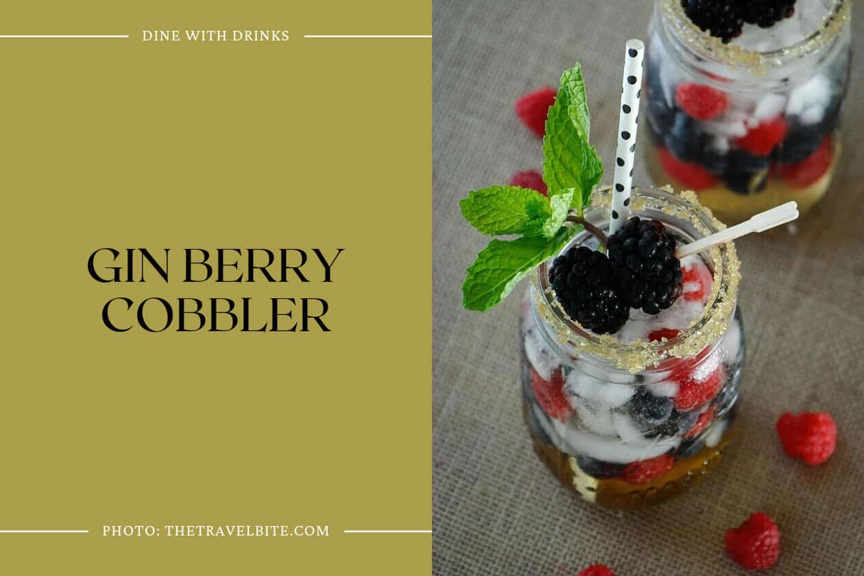 Gin Berry Cobbler