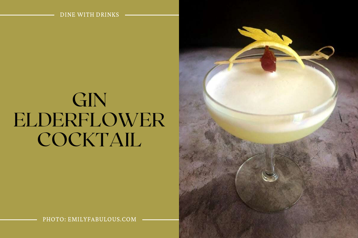 Gin Elderflower Cocktail
