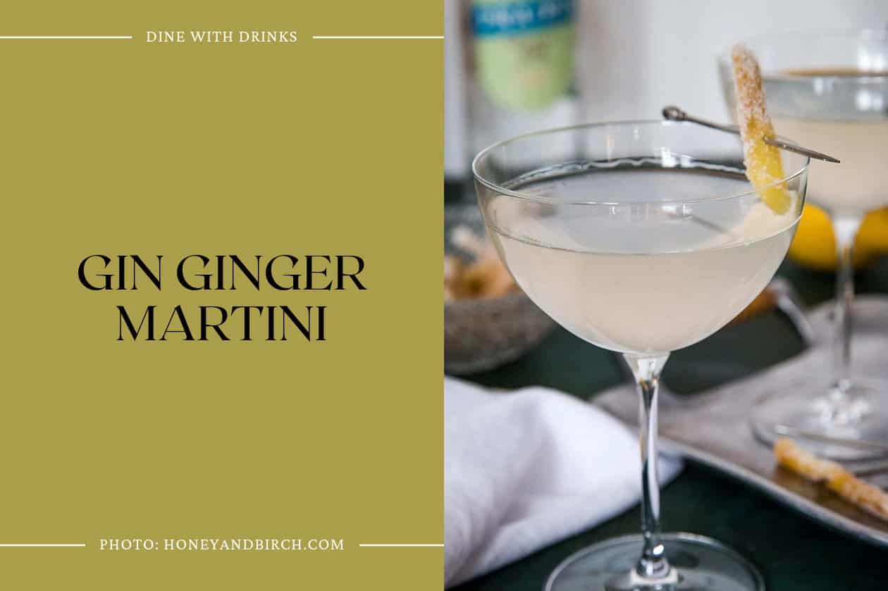 Gin Ginger Martini