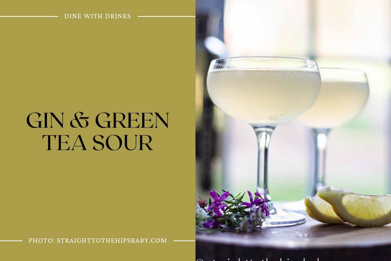 Gin & Green Tea Sour