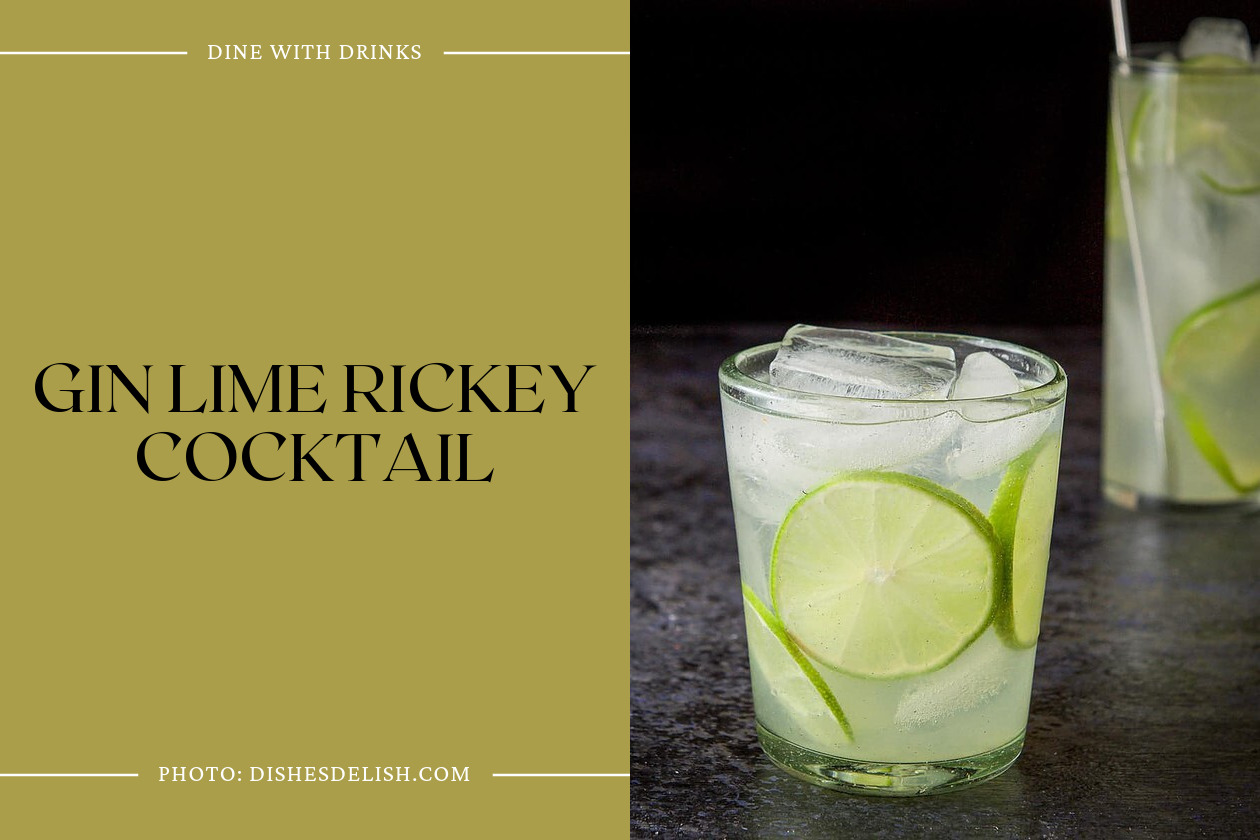 Gin Lime Rickey Cocktail