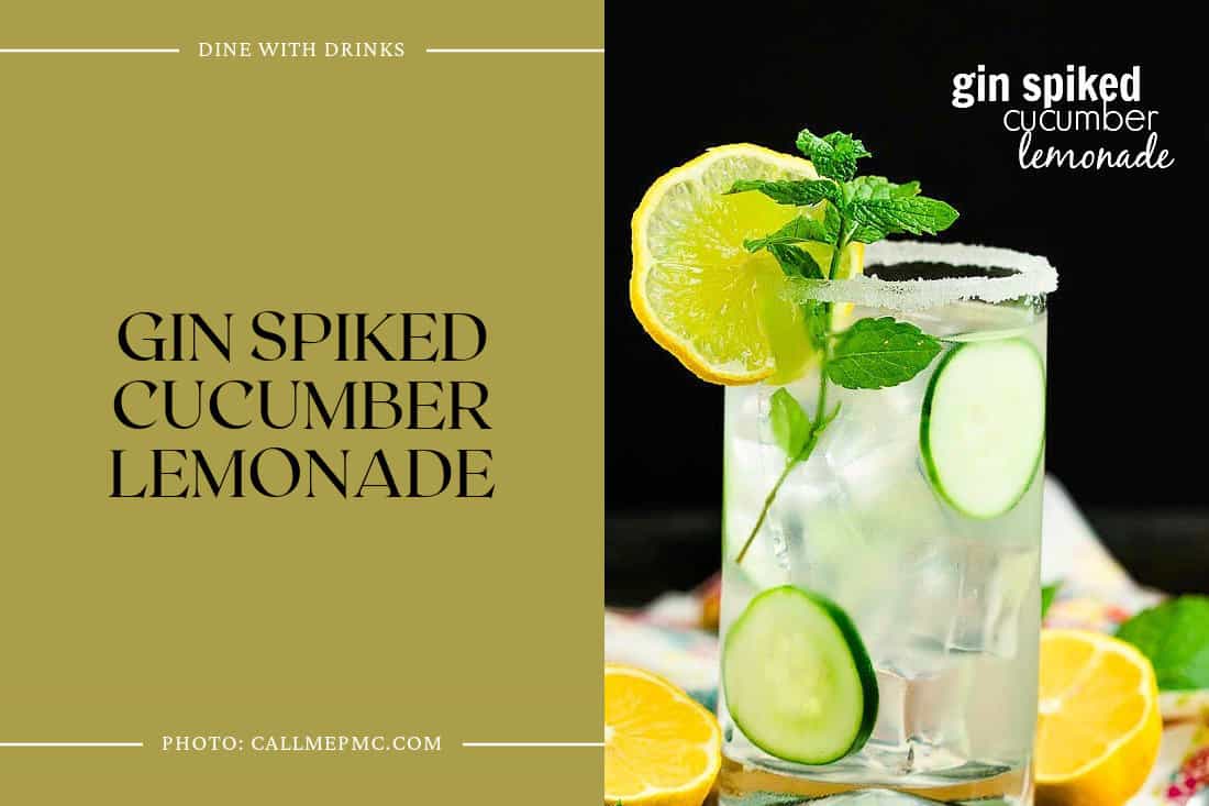 Gin Spiked Cucumber Lemonade