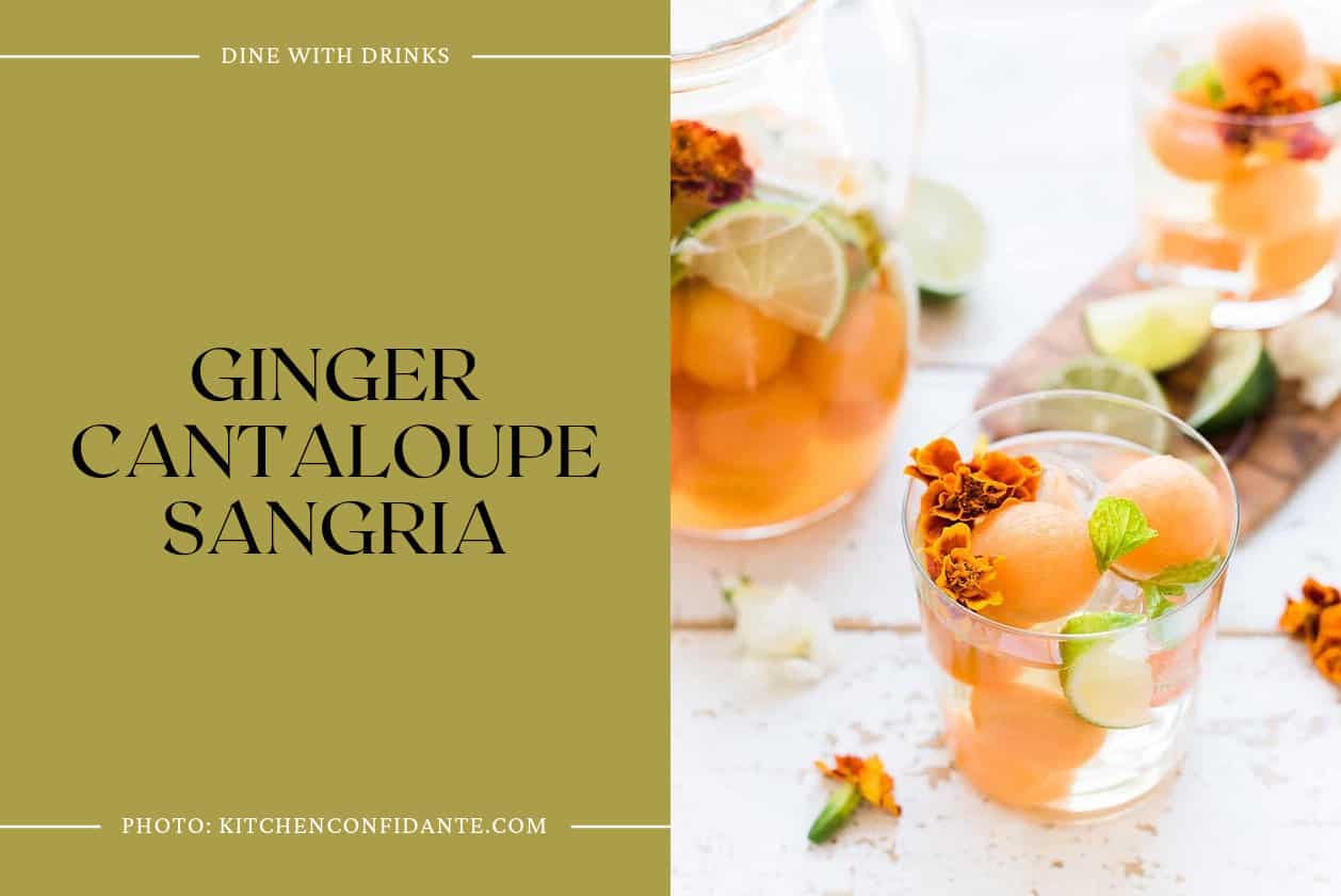 Ginger Cantaloupe Sangria