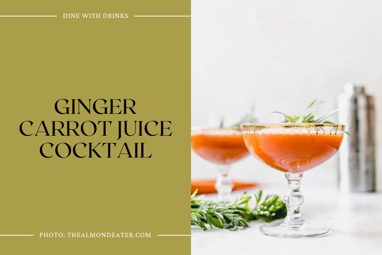 Ginger Carrot Juice Cocktail