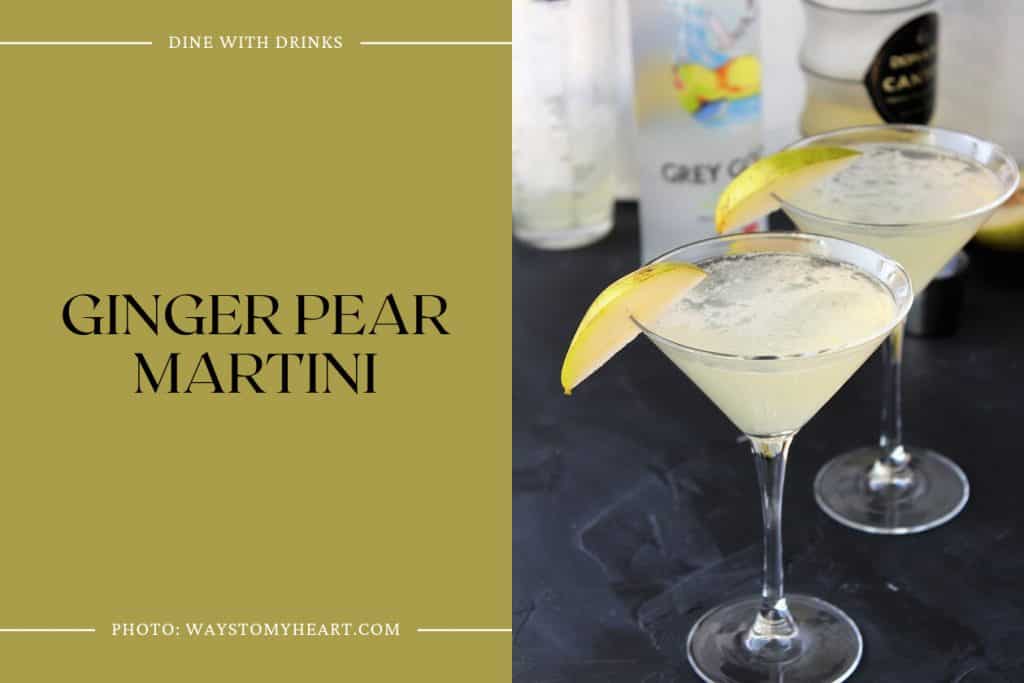 24 Pear Vodka Cocktails That'll Shake Up Your World! DineWithDrinks