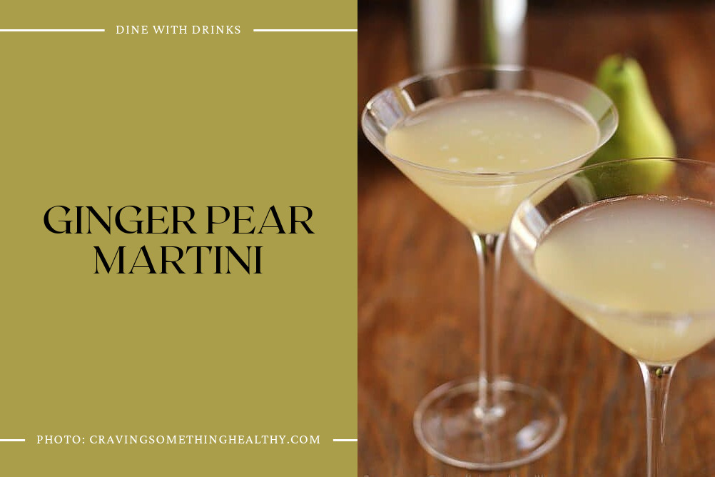 Ginger Pear Martini