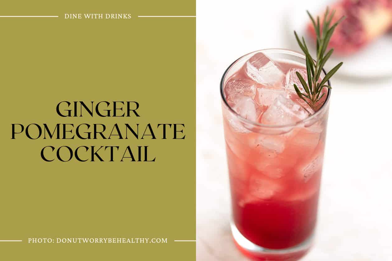 Ginger Pomegranate Cocktail