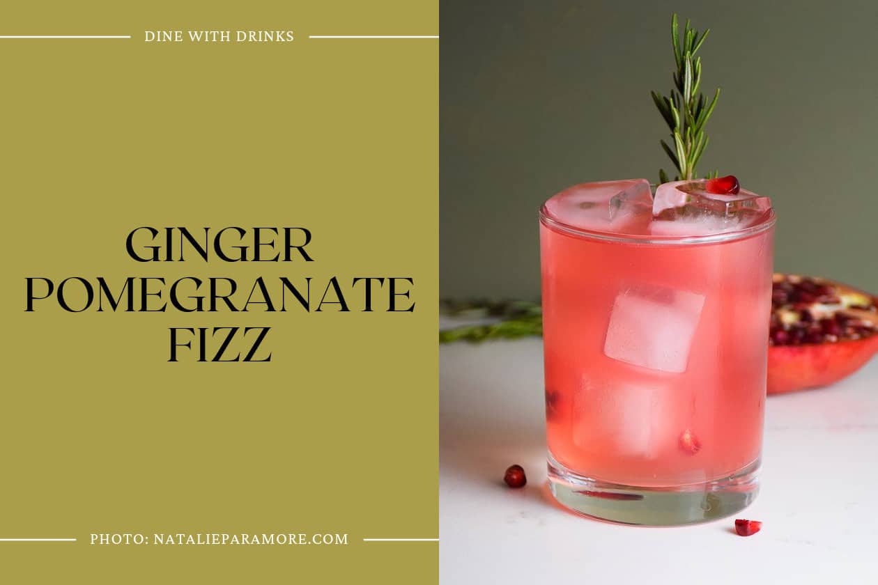Ginger Pomegranate Fizz