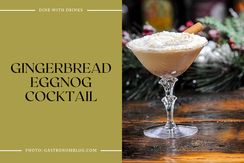 Gingerbread Eggnog Cocktail
