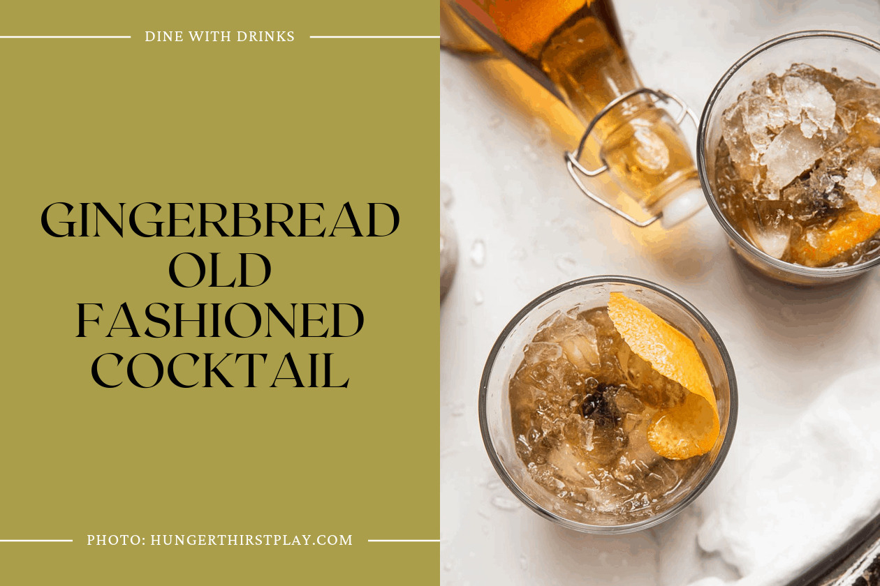 Gingerbread Old Fashioned Cocktail