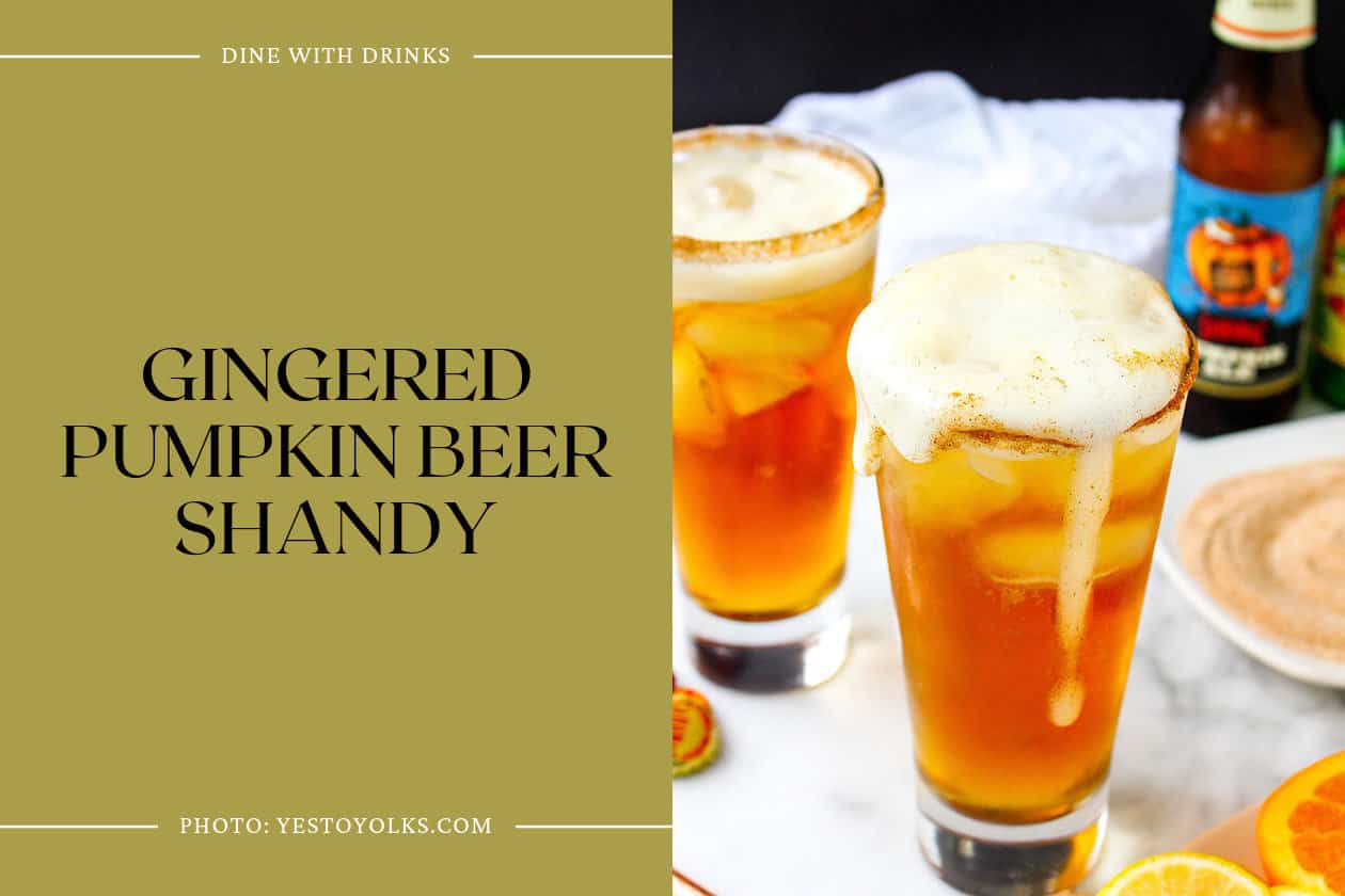 Gingered Pumpkin Beer Shandy