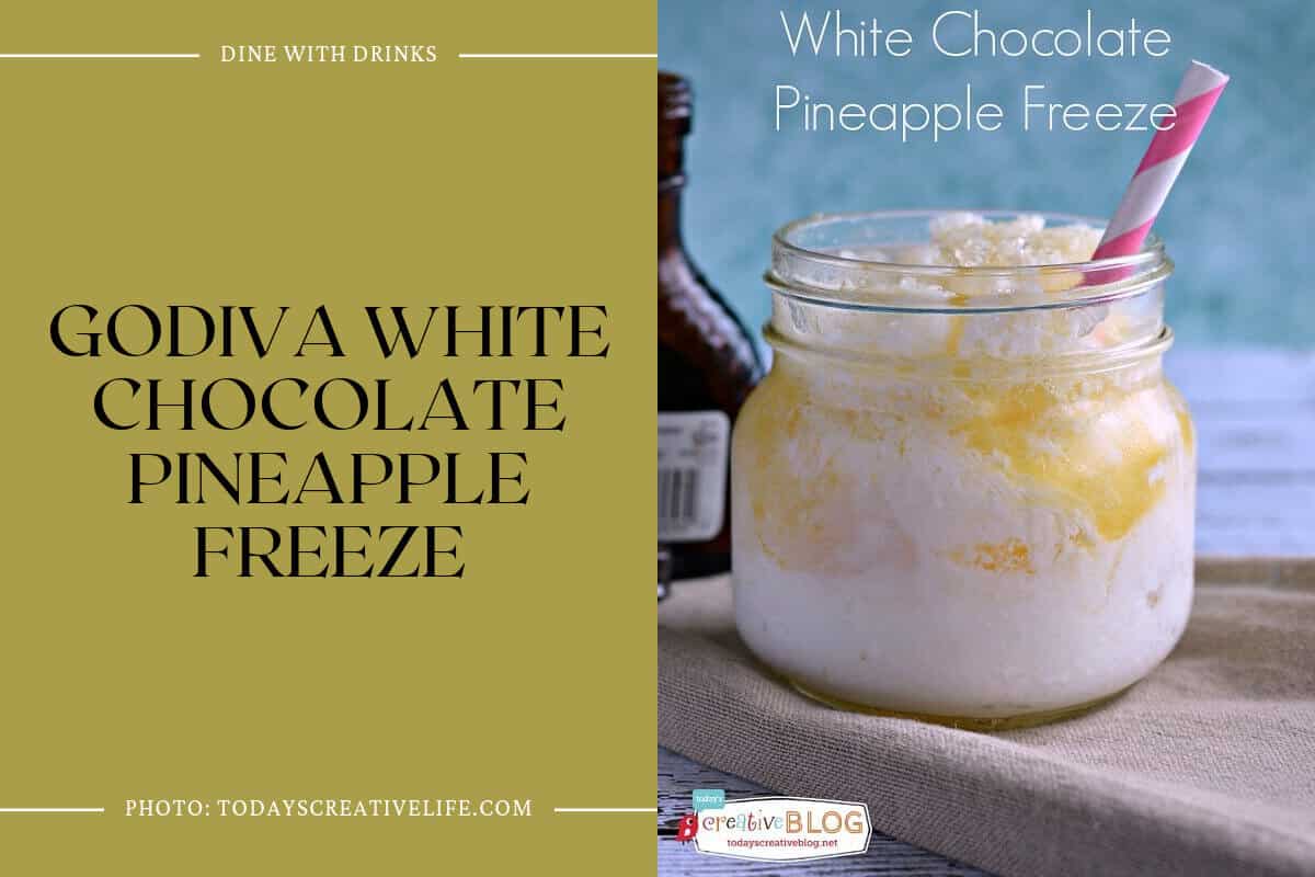 Godiva White Chocolate Pineapple Freeze