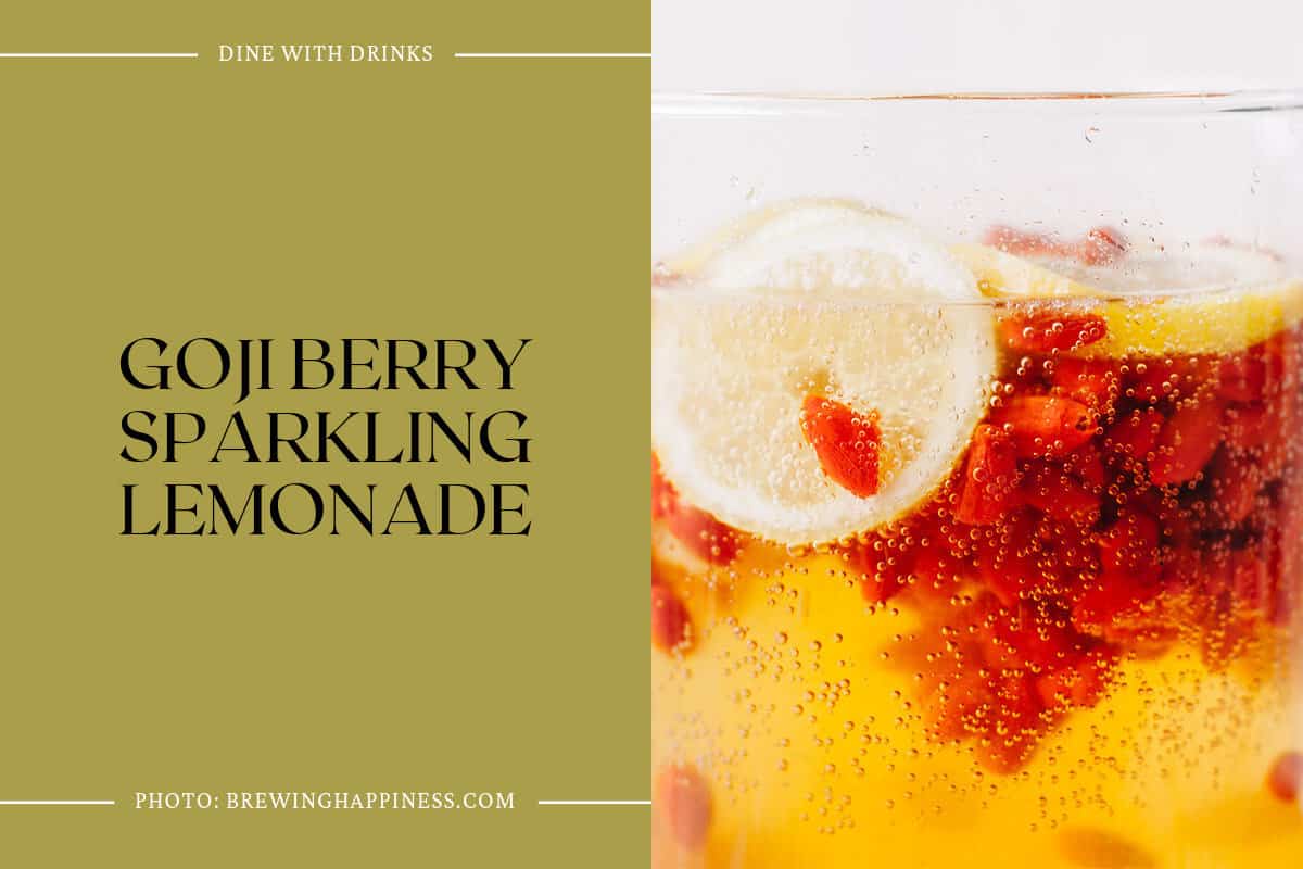 Goji Berry Sparkling Lemonade