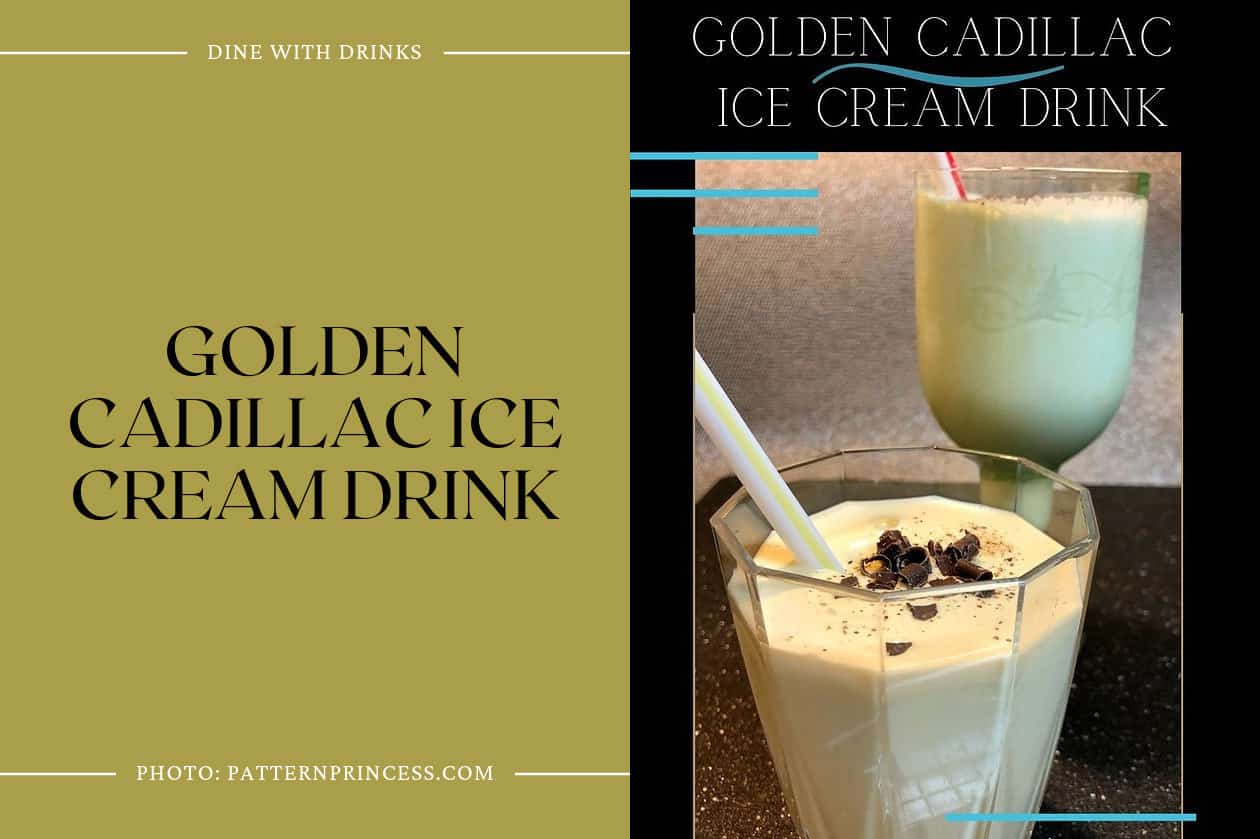 Golden Cadillac Ice Cream Drink