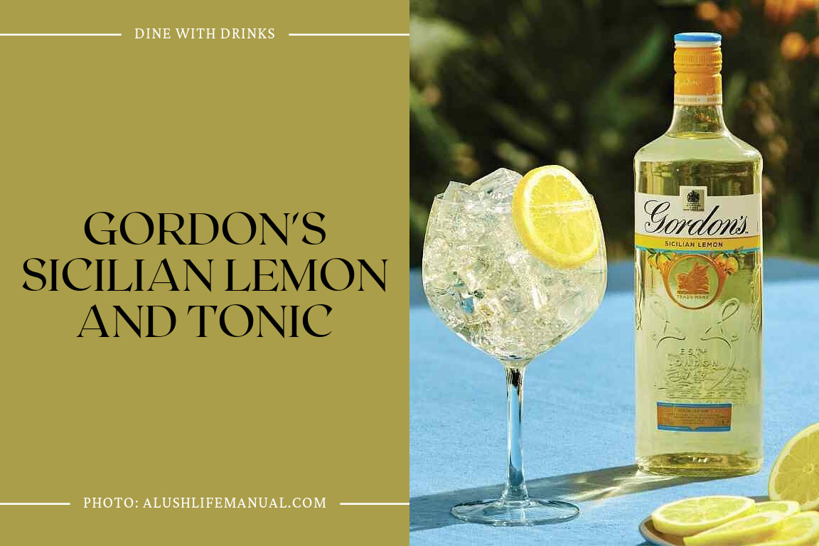 Gordon's Sicilian Lemon And Tonic