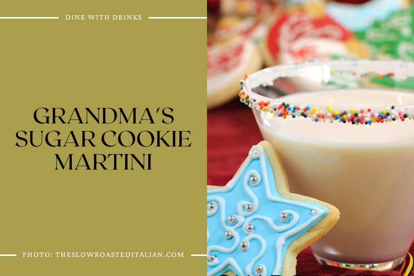 Grandma's Sugar Cookie Martini