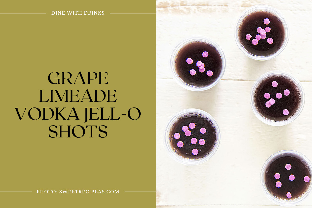 Grape Limeade Vodka Jell-O Shots