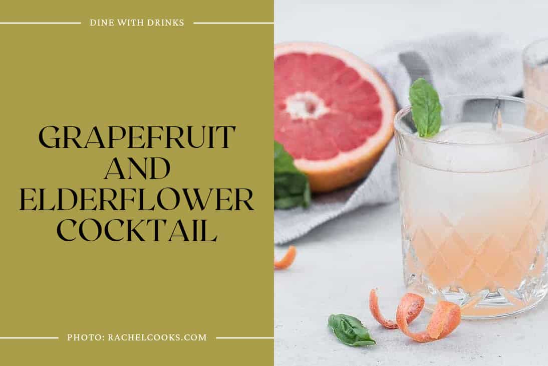Grapefruit And Elderflower Cocktail