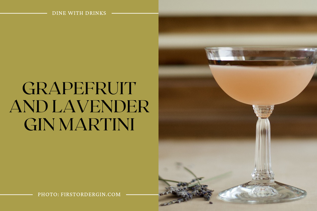 Grapefruit And Lavender Gin Martini