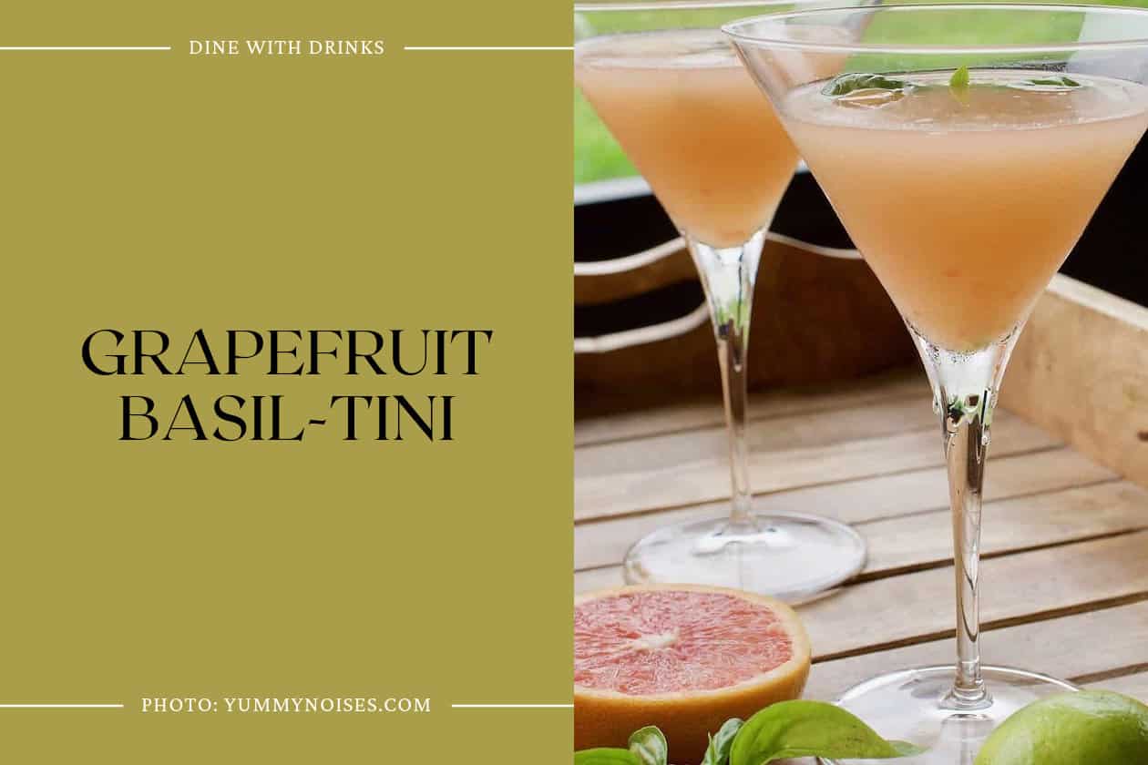 Grapefruit Basil-Tini