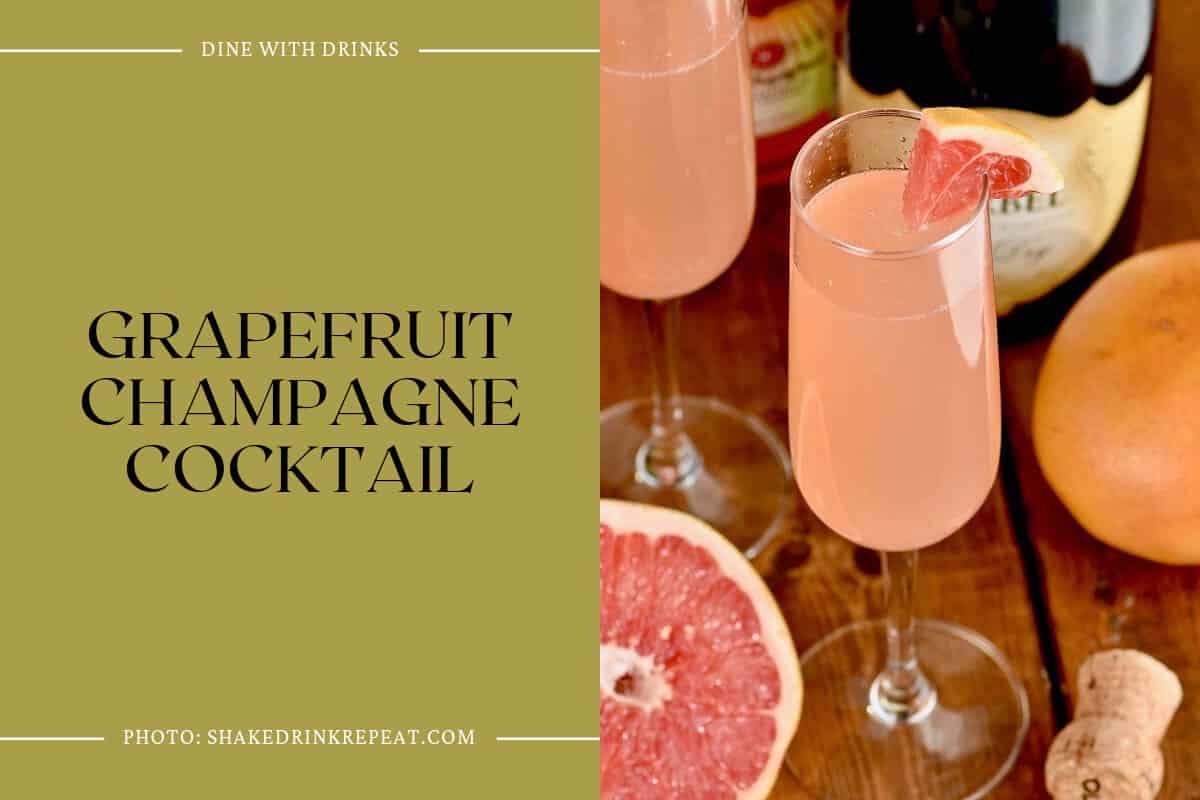 Grapefruit Champagne Cocktail