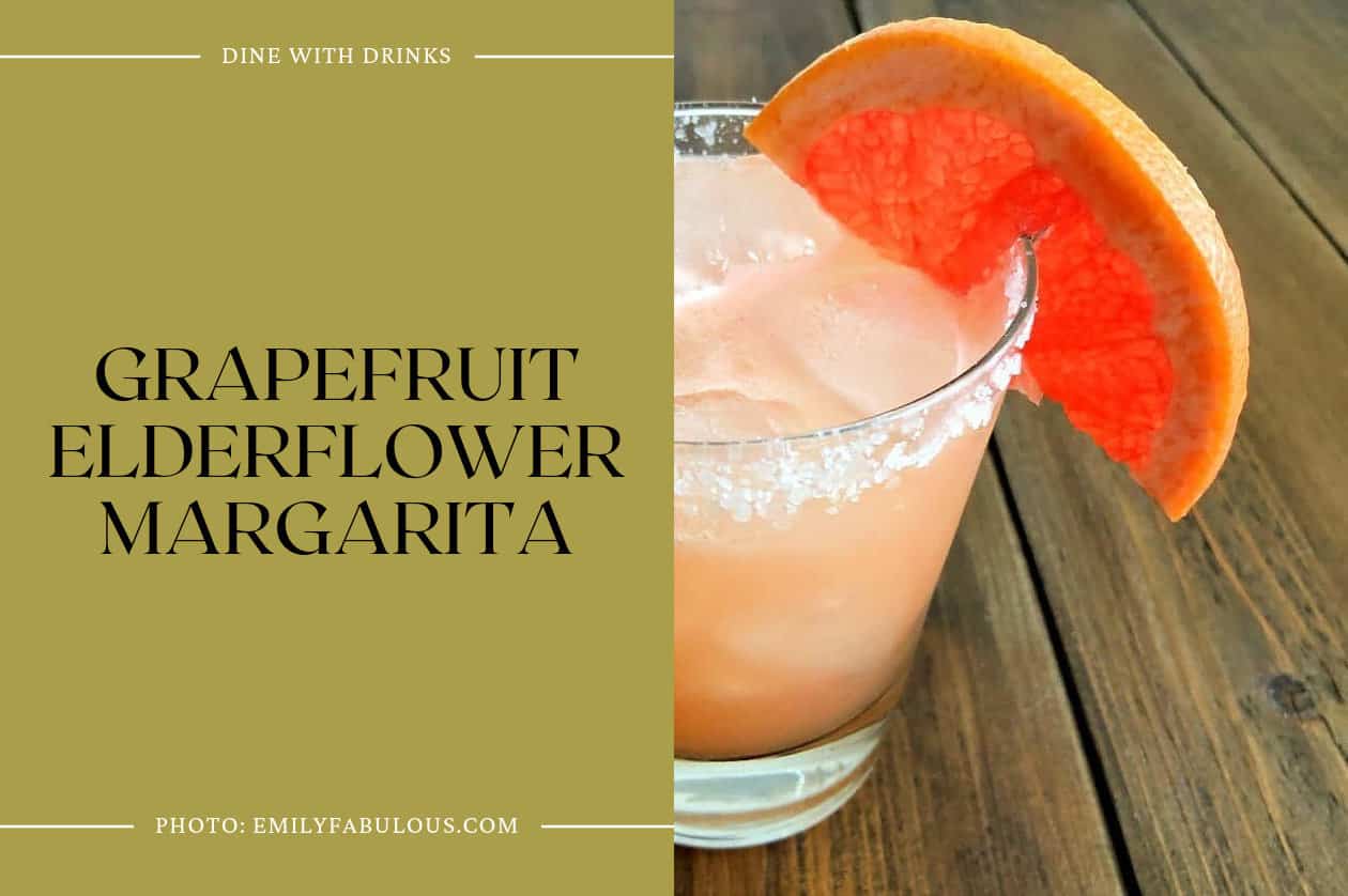 Grapefruit Elderflower Margarita
