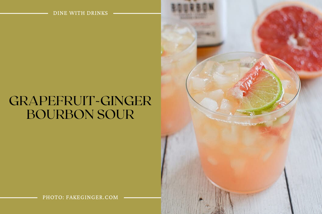 Grapefruit-Ginger Bourbon Sour