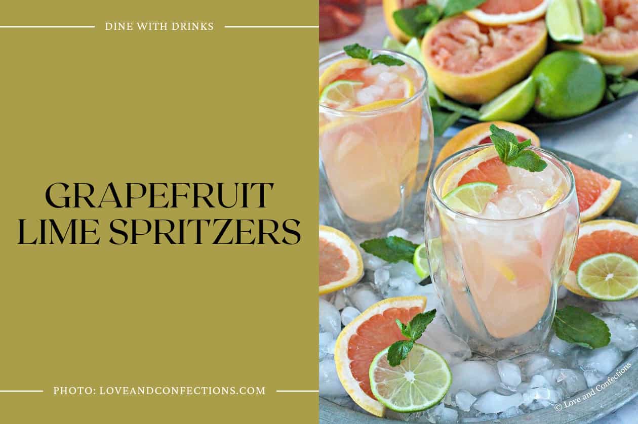 Grapefruit Lime Spritzers